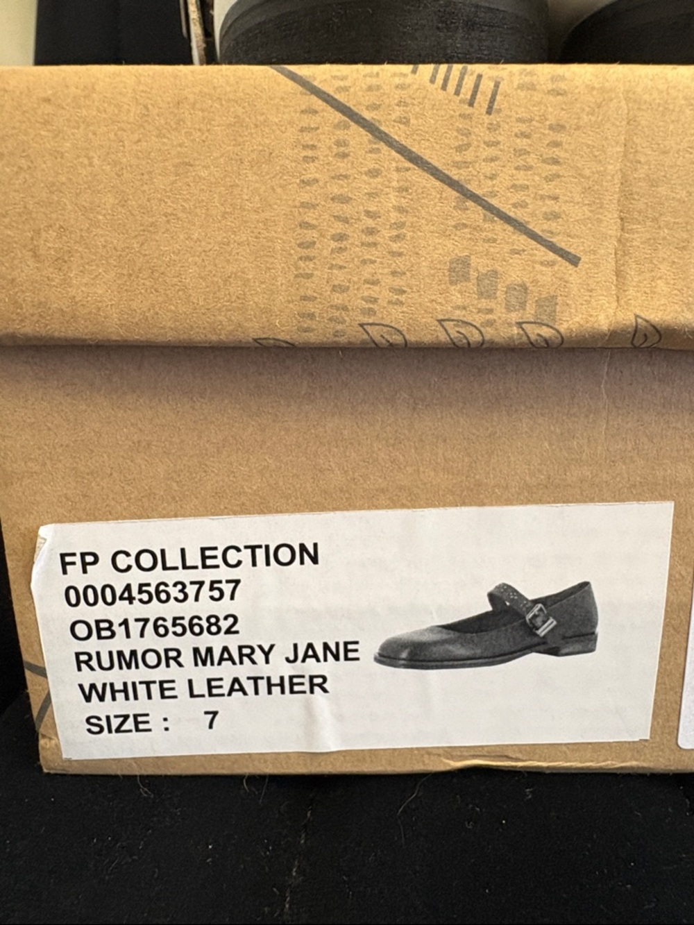 Free People Rumor Mary Jane White Leather with Studded Strap Size 7 - Picture 6 of 9